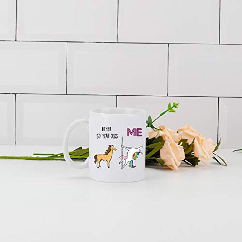50th Birthday Gifts for Women - 1969 Birthday Gifts for Women, 50 Years Old Birthday Gifts Coffee Mug for Mom, Wife, Friend, Sister, Her, Colleague, Coworker - 11oz