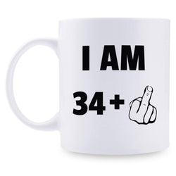 35th Birthday Gifts for Men - 1984 Birthday Gifts for Men, 35 Years Old Birthday Gifts Coffee Mug for Dad, Husband, Friend, Brother, Him, Colleague, Coworker - 11oz