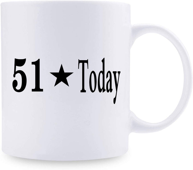 51st Birthday Gifts for Men - 1968 Birthday Gifts for Men, 51 Years Old Birthday Gifts Coffee Mug for Dad, Husband, Friend, Brother, Him, Colleague, Coworker - 11oz