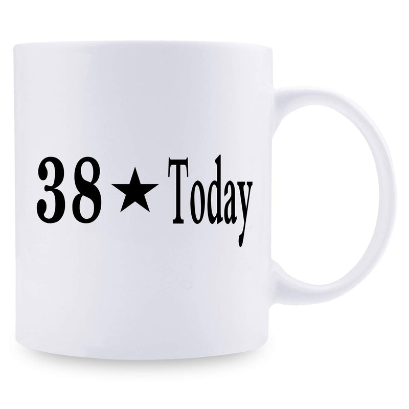 38th Birthday Gifts for Men - 1981 Birthday Gifts for Men, 38 Years Old Birthday Gifts Coffee Mug for Dad, Husband, Friend, Brother, Him, Colleague, Coworker - 11oz