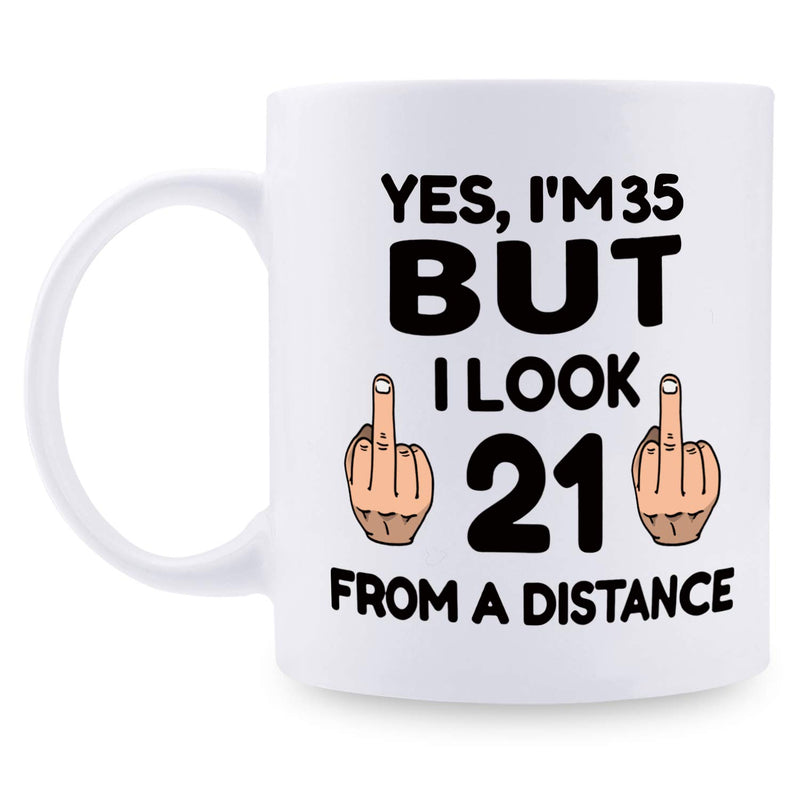 35th Birthday Gifts for Women - 1984 Birthday Gifts for Women, 35 Years Old Birthday Gifts Coffee Mug for Mom, Wife, Friend, Sister, Her, Colleague, Coworker - 11oz