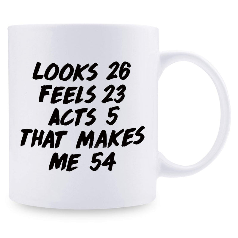 54th Birthday Gifts for Men - 1965 Birthday Gifts for Men, 54 Years Old Birthday Gifts Coffee Mug for Dad, Husband, Friend, Brother, Him, Colleague, Coworker - 11oz