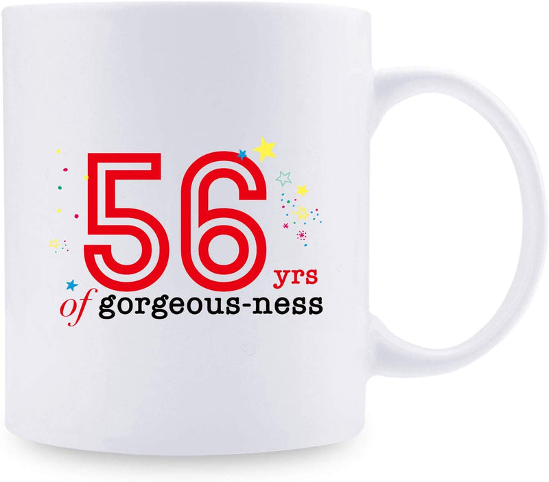 56th Birthday Gifts for Women - 1963 Birthday Gifts for Women, 56 Years Old Birthday Gifts Coffee Mug for Mom, Wife, Friend, Sister, Her, Colleague, Coworker - 11oz