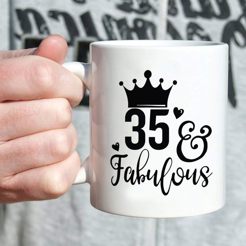 35th Birthday Gifts for Men - 1984 Birthday Gifts for Men, 35 Years Old Birthday Gifts Coffee Mug for Dad, Husband, Friend, Brother, Him, Colleague, Coworker - 11oz