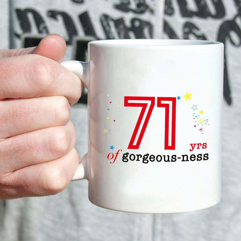 71st Birthday Gifts for Men - 1948 Birthday Gifts for Men, 71 Years Old Birthday Gifts Coffee Mug for Dad, Husband, Friend, Brother, Him, Colleague, Coworker - 11oz