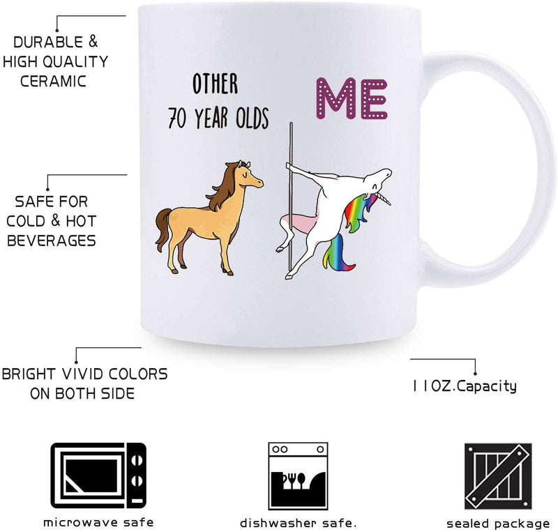 70th Birthday Gifts For Men - 1949 Birthday Gifts for Men, 70 Years Old Birthday Gifts Coffee Mug for Dad, Husband, Friend, Brother, Him, Colleague, Coworker - 11oz