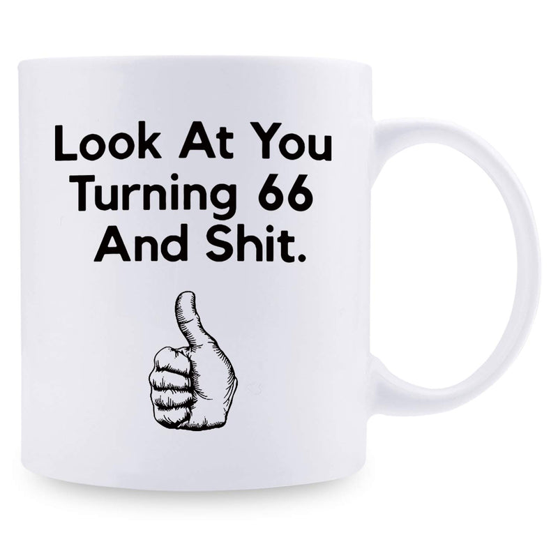 66th Birthday Gifts for Men - 1953 Birthday Gifts for Men, 66 Years Old Birthday Gifts Coffee Mug for Dad, Husband, Friend, Brother, Him, Colleague, Coworker - 11oz