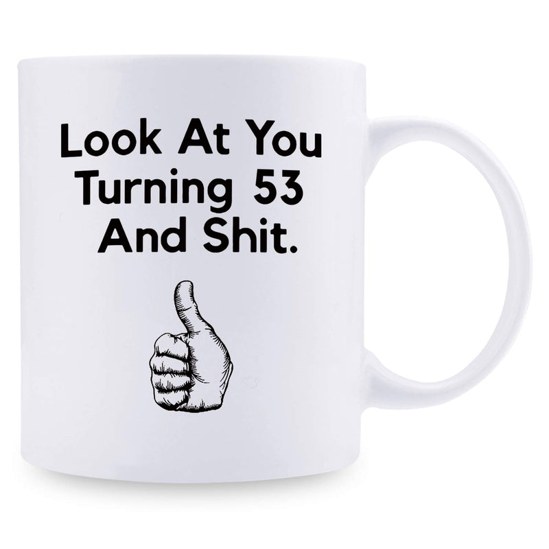 53rd Birthday Gifts for Men - 1966 Birthday Gifts for Men, 53 Years Old Birthday Gifts Coffee Mug for Dad, Husband, Friend, Brother, Him, Colleague, Coworker - 11oz