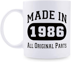33rd Birthday Gifts for Men - 1986 Birthday Gifts for Men, 33 Years Old Birthday Gifts Coffee Mug for Dad, Husband, Friend, Brother, Him, Colleague, Coworker - 11oz