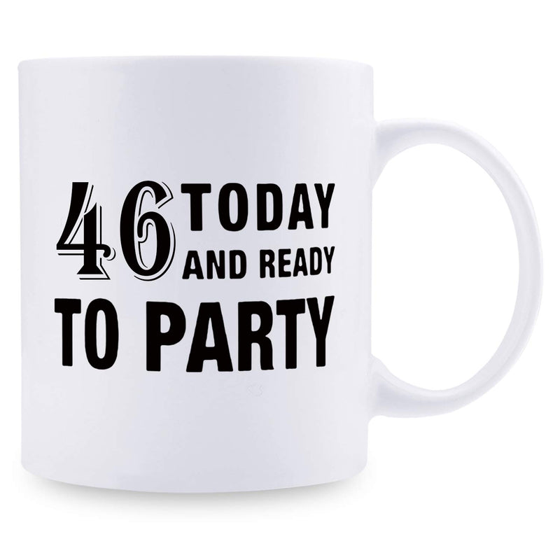 46th Birthday Gifts for Women - 1973 Birthday Gifts for Women, 46 Years Old Birthday Gifts Coffee Mug for Mom, Wife, Friend, Sister, Her, Colleague, Coworker - 11oz