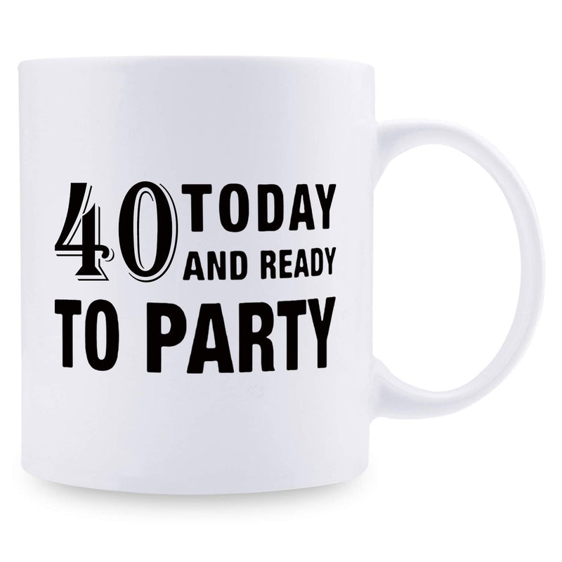 40th Birthday Gifts for Men - 1979 Birthday Gifts for Men, 40 Years Old Birthday Gifts Coffee Mug for Dad, Husband, Friend, Brother, Him, Colleague, Coworker - 11oz