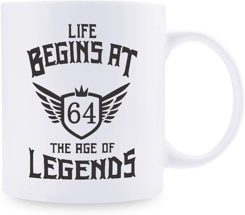 64th Birthday Gifts for Women - 1955 Birthday Gifts for Women, 64 Years Old Birthday Gifts Coffee Mug for Mom, Wife, Friend, Sister, Her, Colleague, Coworker - 11oz
