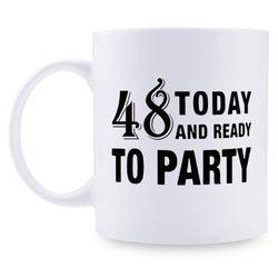 48th Birthday Gifts for Women - 1971 Birthday Gifts for Women, 48 Years Old Birthday Gifts Coffee Mug for Mom, Wife, Friend, Sister, Her, Colleague, Coworker - 11oz