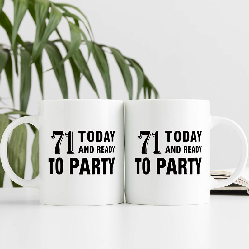 71st Birthday Gifts for Men - 1948 Birthday Gifts for Men, 71 Years Old Birthday Gifts Coffee Mug for Dad, Husband, Friend, Brother, Him, Colleague, Coworker - 11oz