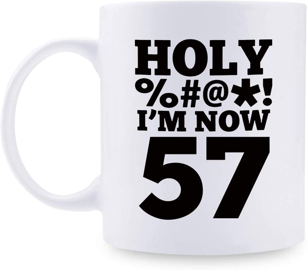 57th Birthday Gifts for Women - 1962 Birthday Gifts for Women, 57 Years Old Birthday Gifts Coffee Mug for Mom, Wife, Friend, Sister, Her, Colleague, Coworker, HOLY MUG - 11oz