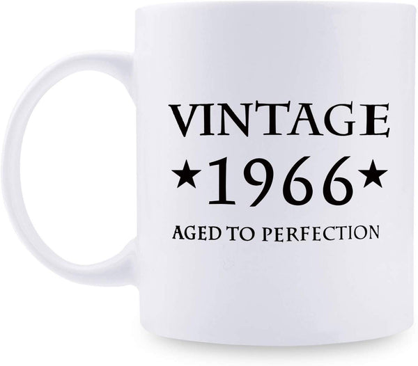 53rd Birthday Gifts for Men - 1966 Birthday Gifts for Men, 53 Years Old Birthday Gifts Coffee Mug for Dad, Husband, Friend, Brother, Him, Colleague, Coworker - 11oz