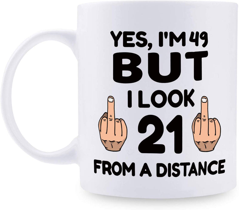 49th Birthday Gifts for Men - 1970 Birthday Gifts for Men, 49 Years Old Birthday Gifts Coffee Mug for Dad, Husband, Friend, Brother, Him, Colleague, Coworker - 11oz