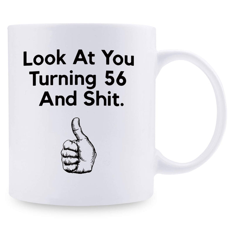 56th Birthday Gifts for Men - 1963 Birthday Gifts for Men, 56 Years Old Birthday Gifts Coffee Mug for Dad, Husband, Friend, Brother, Him, Colleague, Coworker - 11oz