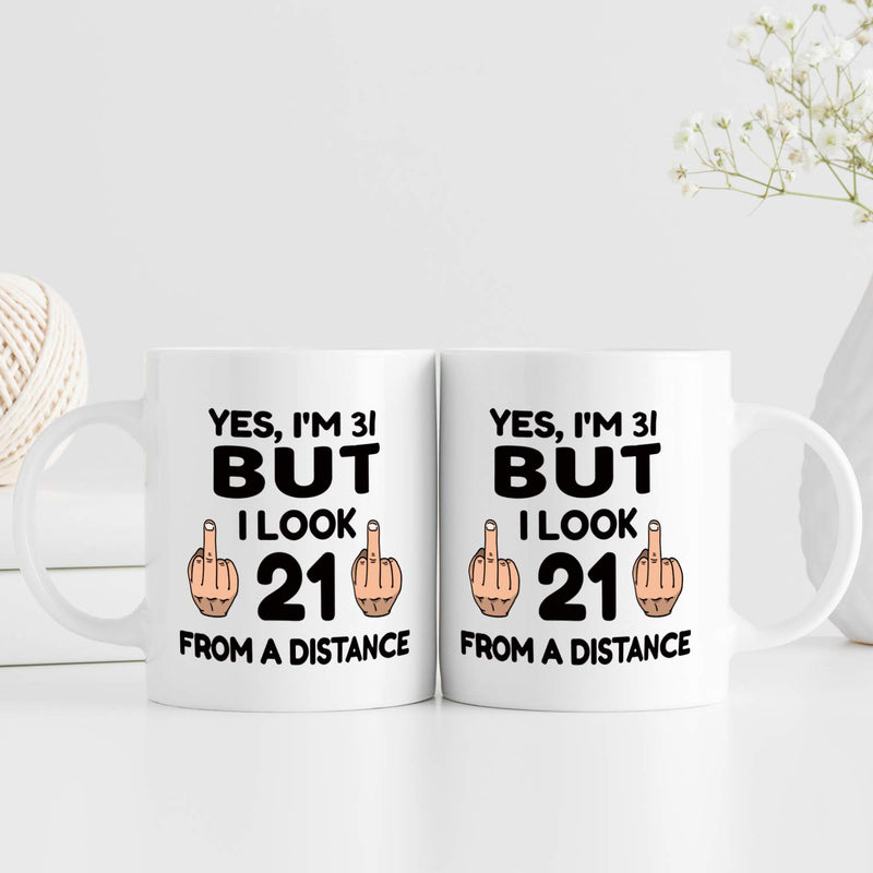 31st Birthday Gifts for Women - 1988 Birthday Gifts for Women, 31 Years Old Birthday Gifts Coffee Mug for Mom, Wife, Friend, Sister, Her, Colleague, Coworker - 11oz