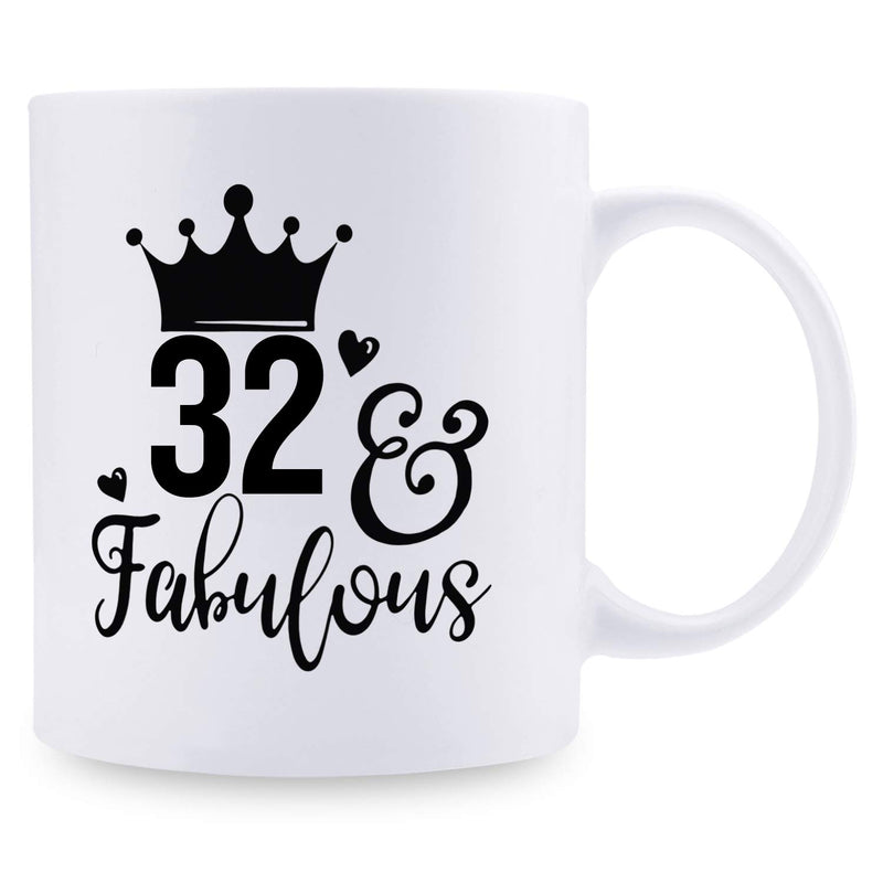 32nd Birthday Gifts for Men - 1987 Birthday Gifts for Men, 32 Years Old Birthday Gifts Coffee Mug for Dad, Husband, Friend, Brother, Him, Colleague, Coworker - 11oz