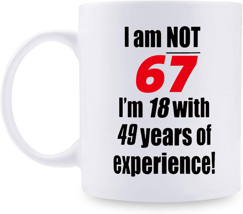 67th Birthday Gifts for Women - 1952 Birthday Gifts for Women, 67 Years Old Birthday Gifts Coffee Mug for Mom, Wife, Friend, Sister, Her, Colleague, Coworker - 11oz