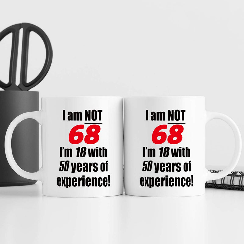68th Birthday Gifts for Women - 1951 Birthday Gifts for Women, 68 Years Old Birthday Gifts Coffee Mug for Mom, Wife, Friend, Sister, Her, Colleague, Coworker - 11oz