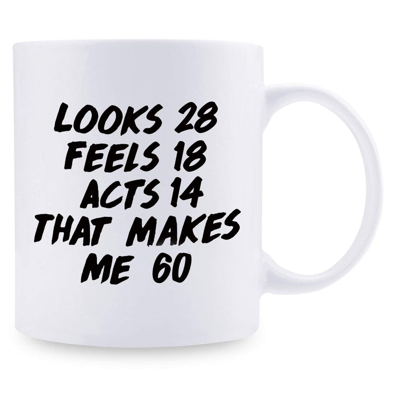 60th Birthday Gifts for Women - 1959 Birthday Gifts for Women, 60 Years Old Birthday Gifts Coffee Mug for Mom, Wife, Friend, Sister, Her, Colleague, Coworker - 11oz