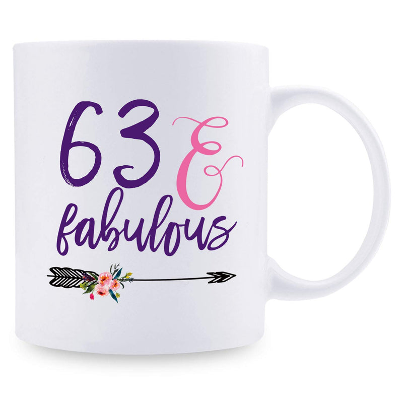 63rd Birthday Gifts for Men - 1956 Birthday Gifts for Men, 63 Years Old Birthday Gifts Coffee Mug for Dad, Husband, Friend, Brother, Him, Colleague, Coworker - 11oz