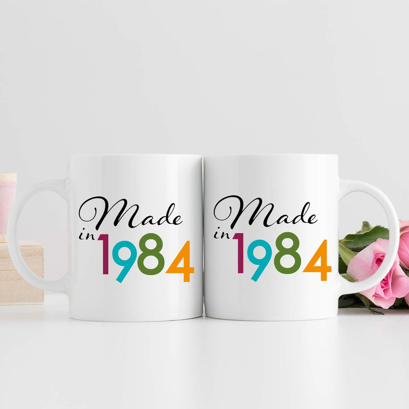 35th Birthday Gifts for Men - 1984 Birthday Gifts for Men, 35 Years Old Birthday Gifts Coffee Mug for Dad, Husband, Friend, Brother, Him, Colleague, Coworker - 11oz