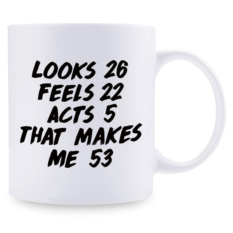 53rd Birthday Gifts for Women - 1966 Birthday Gifts for Women, 53 Years Old Birthday Gifts Coffee Mug for Mom, Wife, Friend, Sister, Her, Colleague, Coworker - 11oz