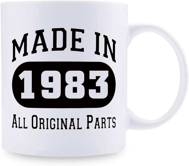 36th Birthday Gifts for Men - 1983 Birthday Gifts for Men, 36 Years Old Birthday Gifts Coffee Mug for Dad, Husband, Friend, Brother, Him, Colleague, Coworker - 11oz
