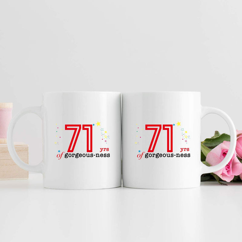 71st Birthday Gifts for Women - 1948 Birthday Gifts for Women, 71 Years Old Birthday Gifts Coffee Mug for Mom, Wife, Friend, Sister, Her, Colleague, Coworker - 11oz