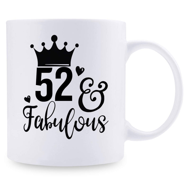 52nd Birthday Gifts for Women - 1967 Birthday Gifts for Women, 52 Years Old Birthday Gifts Coffee Mug for Mom, Wife, Friend, Sister, Her, Colleague, Coworker - 11oz