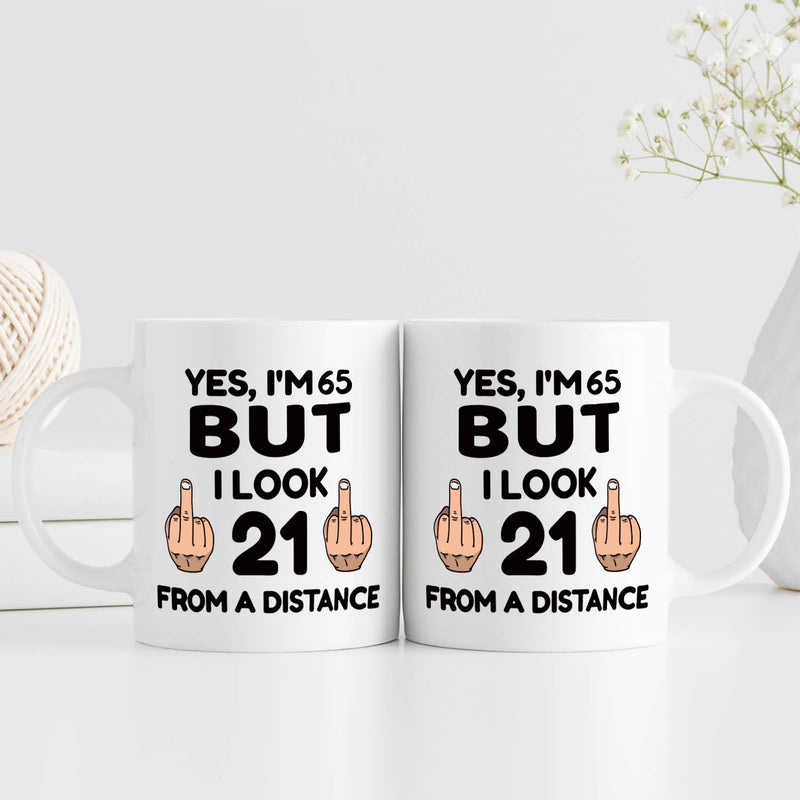 65th Birthday Gifts For Men - 1954 Birthday Gifts for Men,65 Years Old Birthday Gifts Coffee Mug for Dad, Husband, Friend, Brother, Him, Colleague, Coworker - 11oz