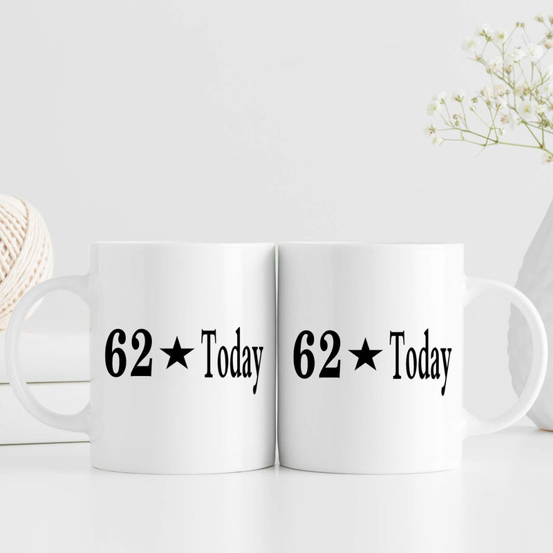 62nd Birthday Gifts for Men - 1957 Birthday Gifts for Men, 62 Years Old Birthday Gifts Coffee Mug for Dad, Husband, Friend, Brother, Him, Colleague, Coworker - 11oz