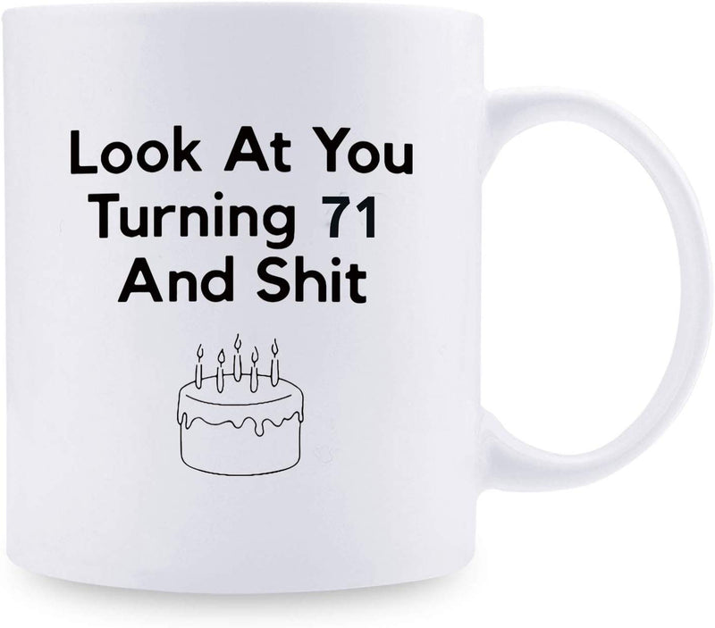 71st Birthday Gifts for Women - 1948 Birthday Gifts for Women, 71 Years Old Birthday Gifts Coffee Mug for Mom, Wife, Friend, Sister, Her, Colleague, Coworker - 11oz