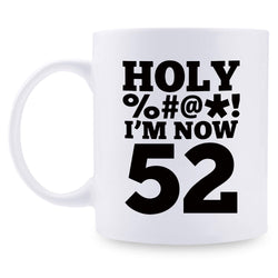 52nd Birthday Gifts for Men - 1967 Birthday Gifts for Men, 52 Years Old Birthday Gifts Coffee Mug for Dad, Husband, Friend, Brother, Him, Colleague, Coworker, HOLY MUG - 11oz