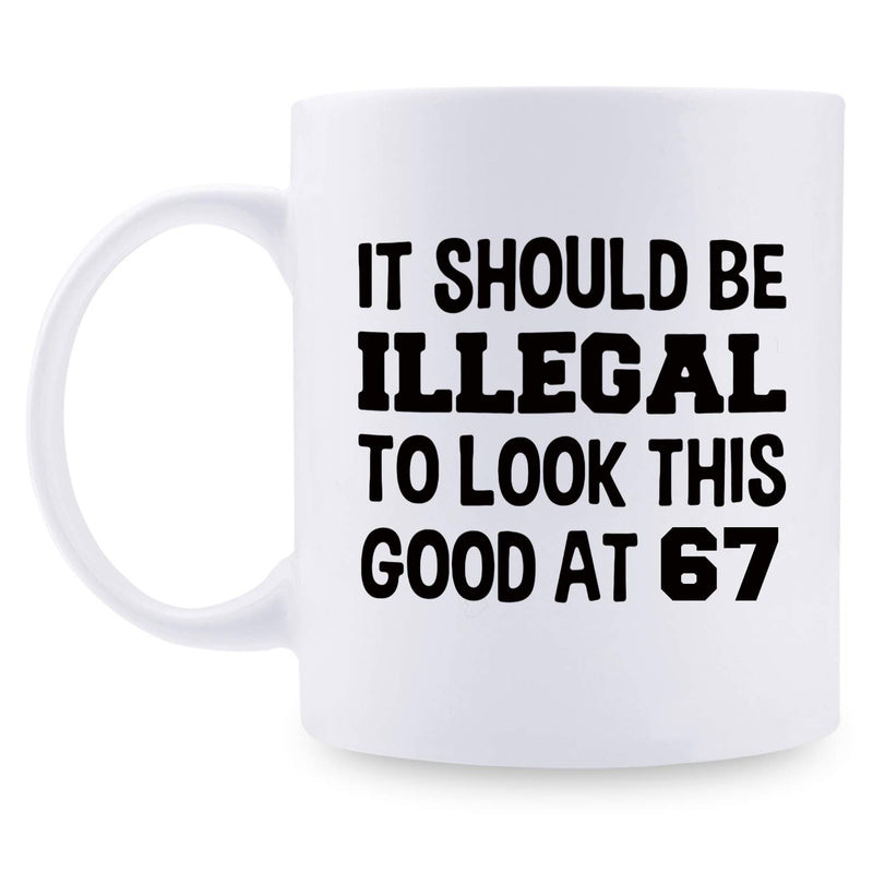 67th Birthday Gifts for Women - 1952 Birthday Gifts for Women, 67 Years Old Birthday Gifts Coffee Mug for Mom, Wife, Friend, Sister, Her, Colleague, Coworker - 11oz