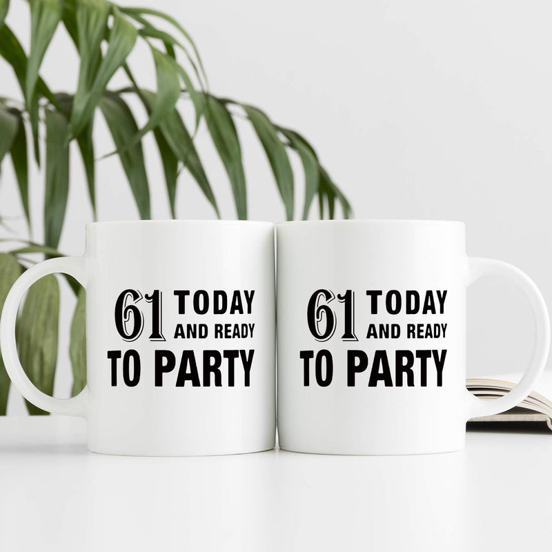 61st Birthday Gifts for Women - 1958 Birthday Gifts for Women, 61 Years Old Birthday Gifts Coffee Mug for Mom, Wife, Friend, Sister, Her, Colleague, Coworker - 11oz