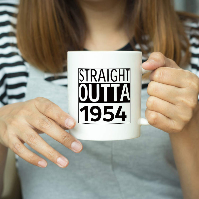 65th Birthday Gifts for Women - 1954 Birthday Gifts for Women, 65 Years Old Birthday Gifts Coffee Mug for Mom, Wife, Friend, Sister, Her, Colleague, Coworker - 11oz