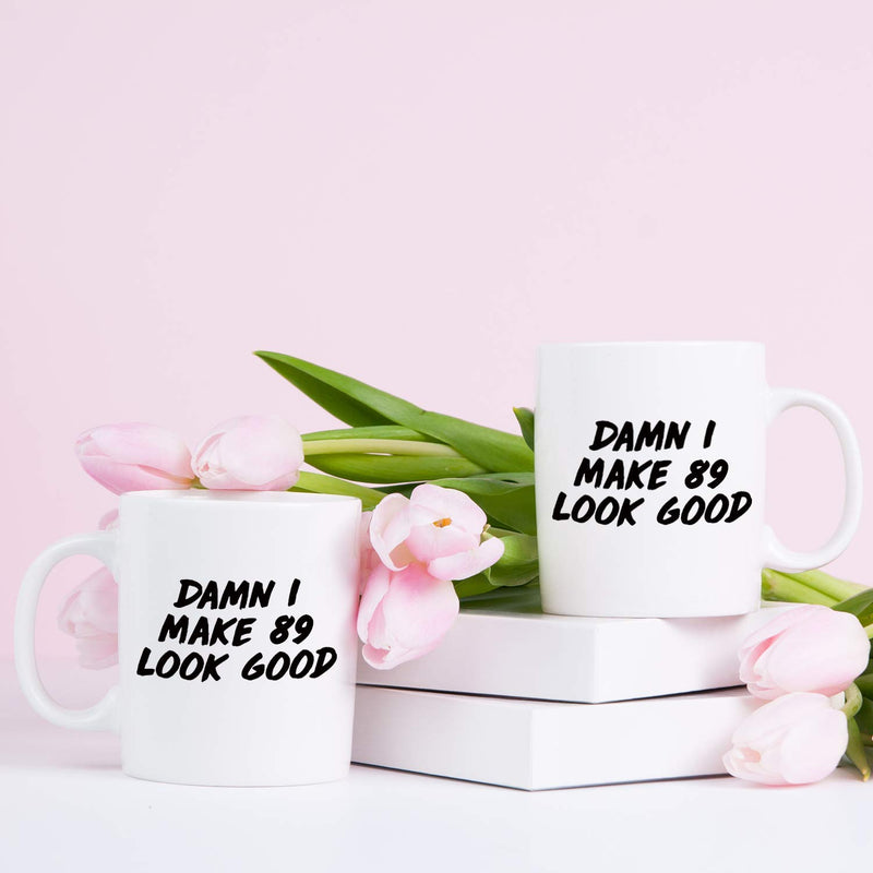 89th Birthday Gifts for Women - 1930 Birthday Gifts for Women, 89 Years Old Birthday Gifts Coffee Mug for Mom, Wife, Friend, Sister, Her, Colleague, Coworker - 11oz