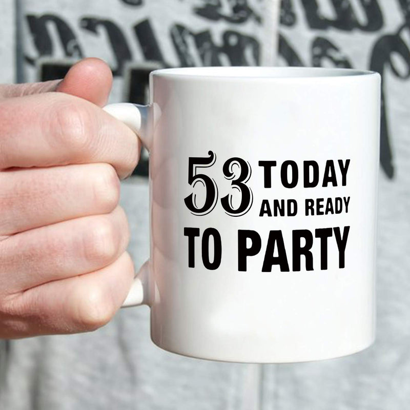 53rd Birthday Gifts for Men - 1966 Birthday Gifts for Men, 53 Years Old Birthday Gifts Coffee Mug for Dad, Husband, Friend, Brother, Him, Colleague, Coworker - 11oz