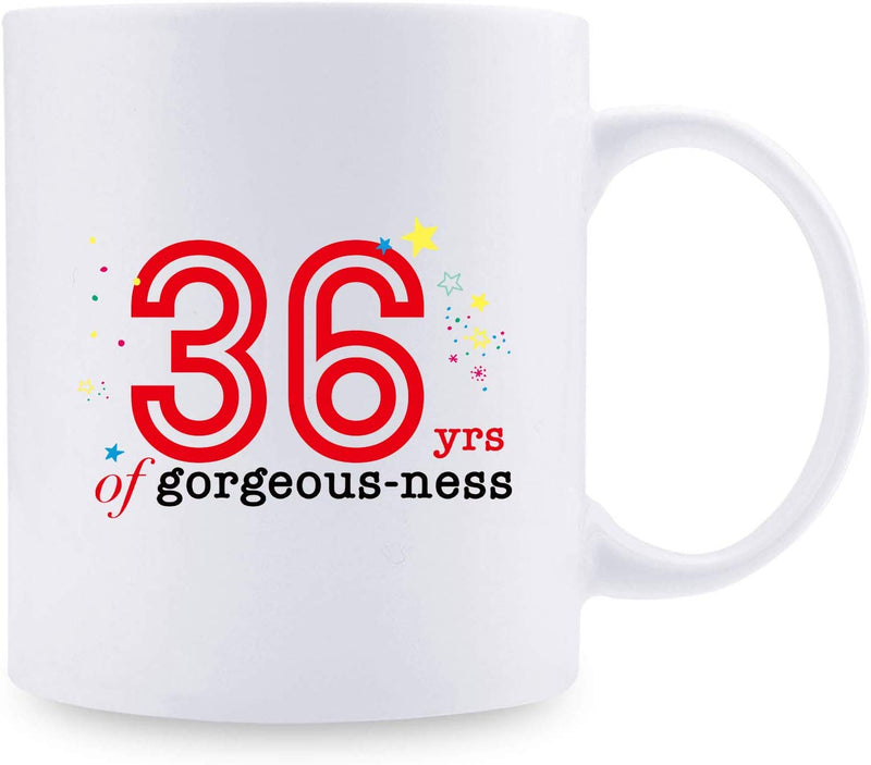 36th Birthday Gifts for Women - 1983 Birthday Gifts for Women, 36 Years Old Birthday Gifts Coffee Mug for Mom, Wife, Friend, Sister, Her, Colleague, Coworker - 11oz