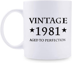 38th Birthday Gifts for Women - 1981 Birthday Gifts for Women, 38 Years Old Birthday Gifts Coffee Mug for Mom, Wife, Friend, Sister, Her, Colleague, Coworker - 11oz