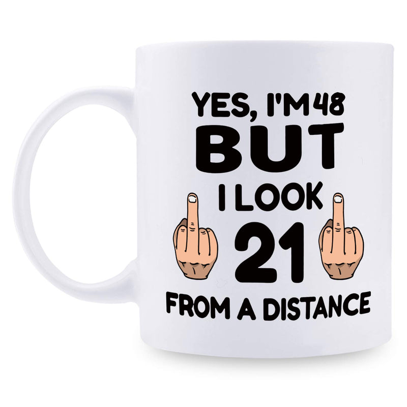 48th Birthday Gifts for Men - 1971 Birthday Gifts for Men, 48 Years Old Birthday Gifts Coffee Mug for Dad, Husband, Friend, Brother, Him, Colleague, Coworker - 11oz