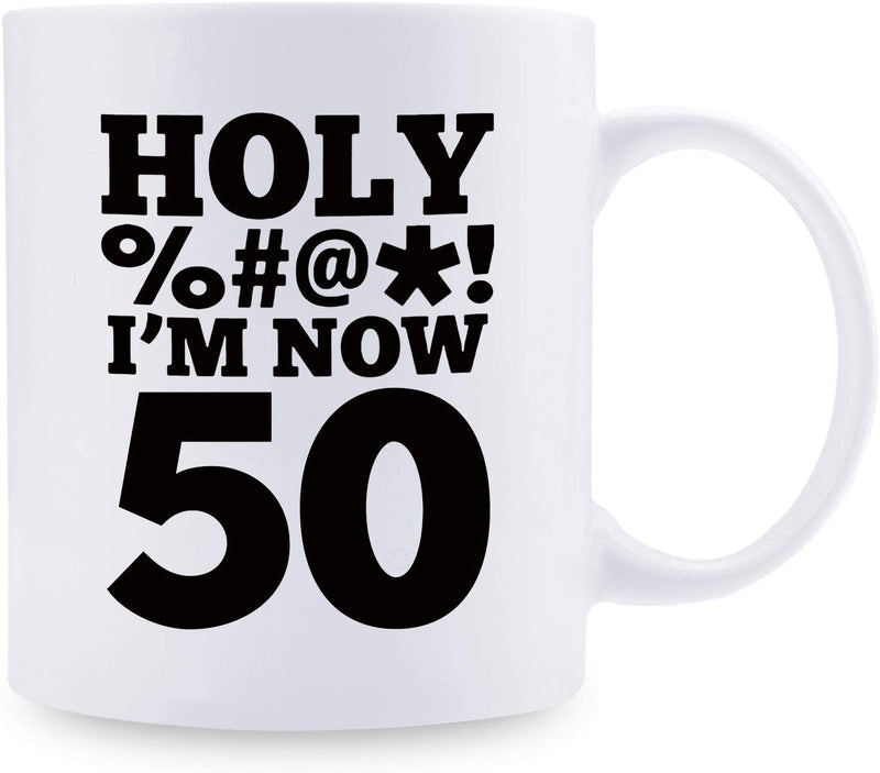 50th Birthday Gifts for Men - 1969 Birthday Gifts for Men, 50 Years Old Birthday Gifts Coffee Mug for Dad, Husband, Friend, Brother, Him, Colleague, Coworker, HOLY MUG - 11oz