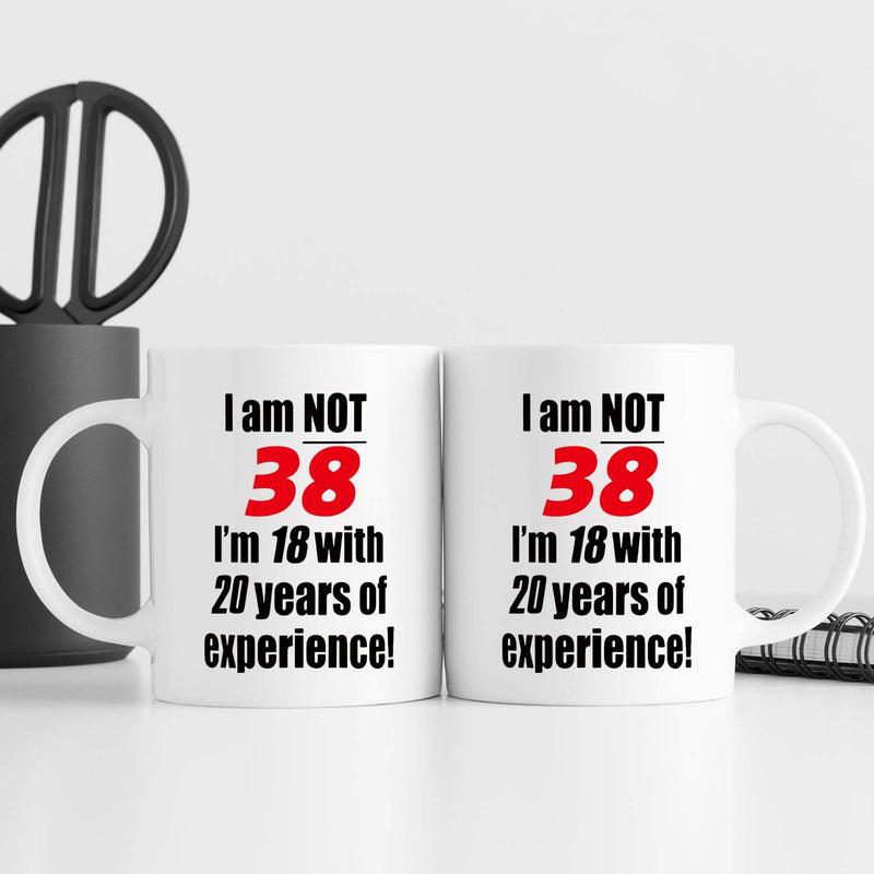 38th Birthday Gifts for Men - 1981 Birthday Gifts for Men, 38 Years Old Birthday Gifts Coffee Mug for Dad, Husband, Friend, Brother, Him, Colleague, Coworker - 11oz