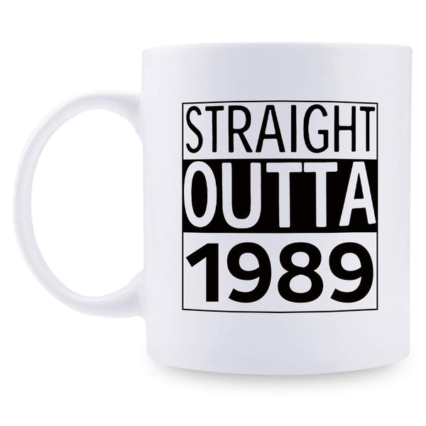 30th Birthday Gifts for Women - 1989 Birthday Gifts for Women, 30 Years Old Birthday Gifts Coffee Mug for Mom, Wife, Friend, Sister, Her, Colleague, Coworker - 11oz
