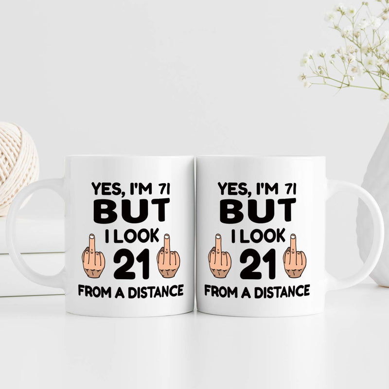 71st Birthday Gifts For Men - 1948 Birthday Gifts for Men, 71 Years Old Birthday Gifts Coffee Mug for Dad, Husband, Friend, Brother, Him, Colleague, Coworker - 11oz