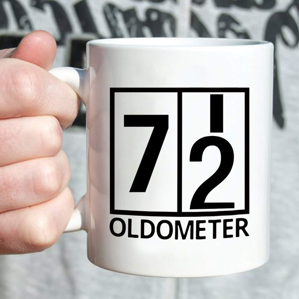 72nd Birthday Gifts for Men - 1947 Birthday Gifts for Men, 72 Years Old Birthday Gifts Coffee Mug for Dad, Husband, Friend, Brother, Him, Colleague, Coworker, Oldometer Mug - 11oz